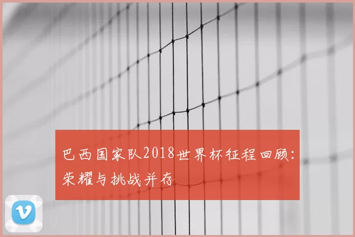 巴西国家队2018世界杯征程回顾:荣耀与挑战并存
